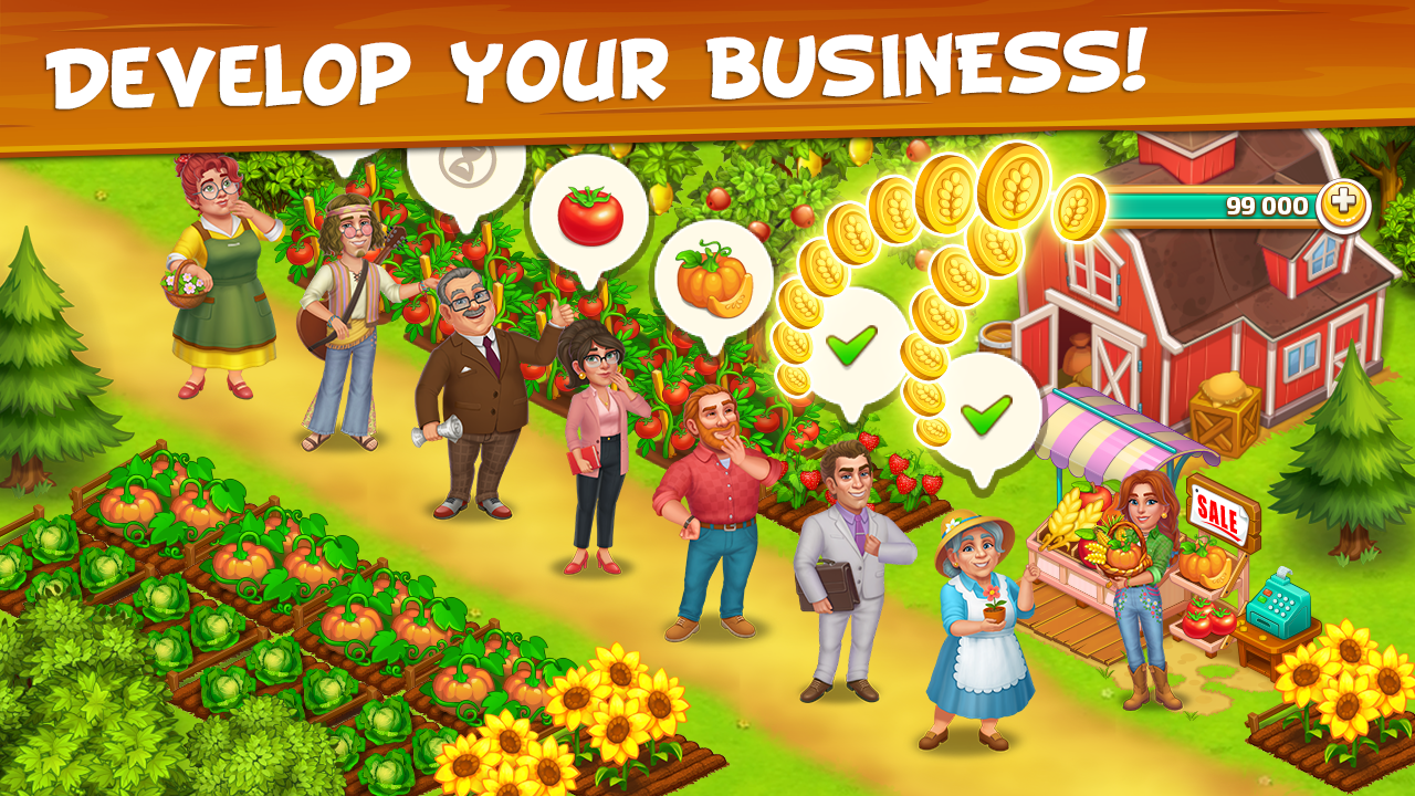 Farm Town v3.89 MOD APK (Unlimited Money, Gems)