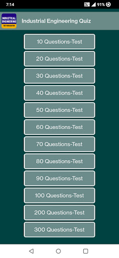 Android application Industrial Engineering screenshort