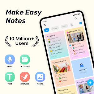 Easy Notes – Note pad Notebook Premium App  (VIP MOD) 1