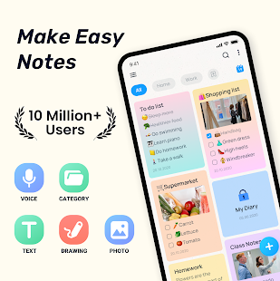 Easy Notes - Notebook, Notepad Screenshot