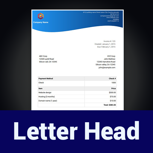 Baixar Letterhead Maker with logo PDF