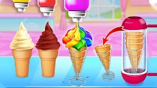 氷 クリーム コーン- カップ ケーキ ゲームのおすすめ画像2