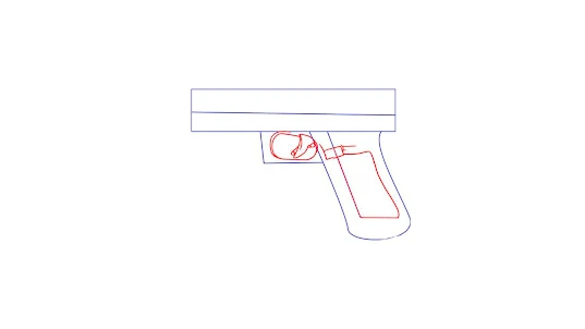 Como desenhar impasse de arma