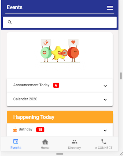 Android application TVS1Hub screenshort