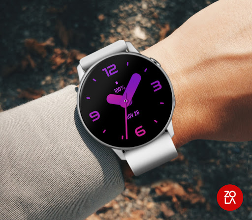 Huge Pink Purple Watch Face Screen 3