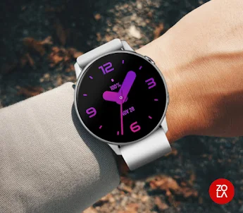 Huge Pink Purple Watch Face