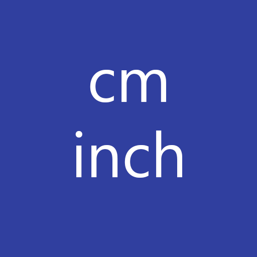 cm to inch logo