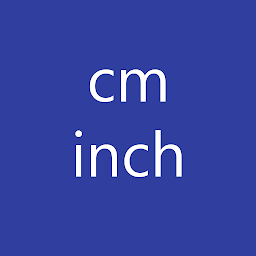 「cm to inch」のアイコン画像