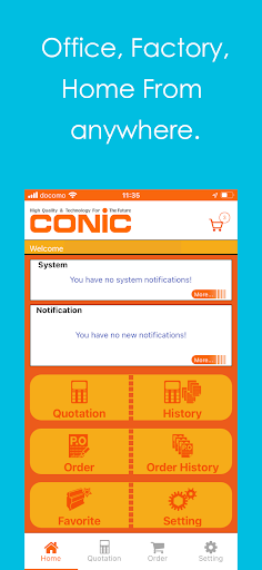 CONIC TOOL Screen 2