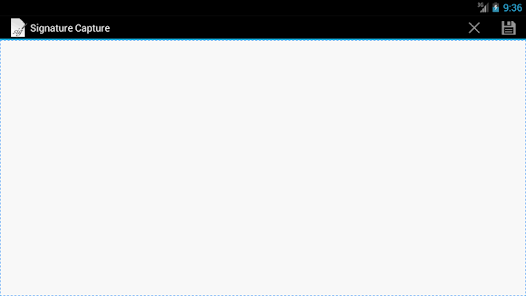 Imágen 1 Captura de firma electrónica android