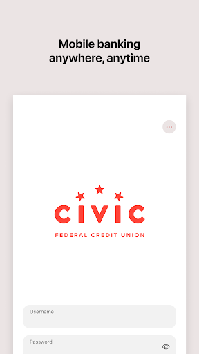 Android application Civic Federal Credit Union screenshort