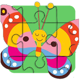 Butterfly Puzzle Learning game icon