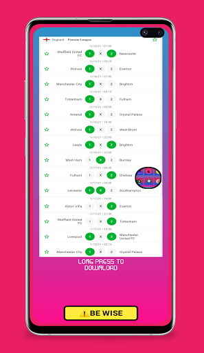 Android application Betunda: 2 odds 5 odds 10 odds screenshort