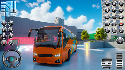 Android application City Bus Simulator Coach Games screenshort