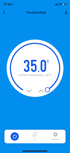 Android application HEVOLTA screenshort