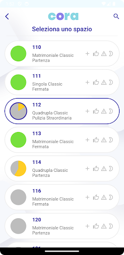 Android application Cora Hospitality screenshort