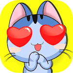 Cover Image of Baixar Cute Cat Stickers for WhatsApp  APK