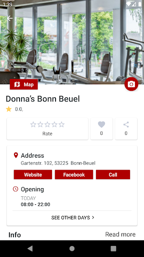 Donnas Frauenfitness Screen 3