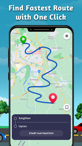 GPS Navigation Live Earth Maps Screenshot 3 - AppWisp.com