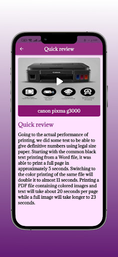 canon pixma g3000 guide Screen 3