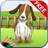 Free Dog Coloring Book icon