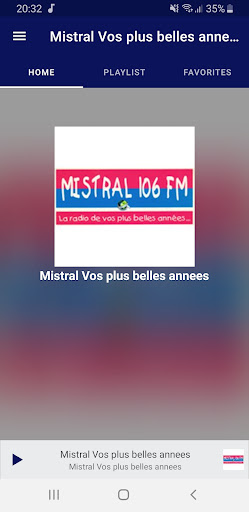 Android application Mistral Vos plus belles annees screenshort