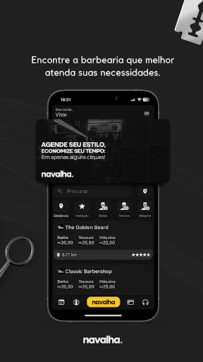 Navalha: Para Clientes Screen 2