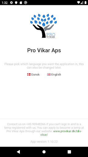 Android application Pro Vikar screenshort