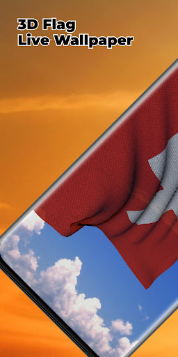 Android application Swiss Flag Live Wallpaper screenshort