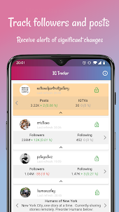 Tracker for Instagram's Followers & Posts