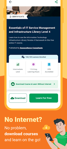 Screenshot of Alison: Online Education App