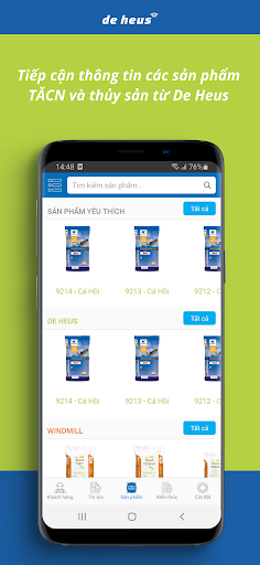 De Heus Mobile App Screen 2