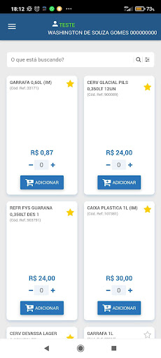 Android application Tropical Distribuidora screenshort
