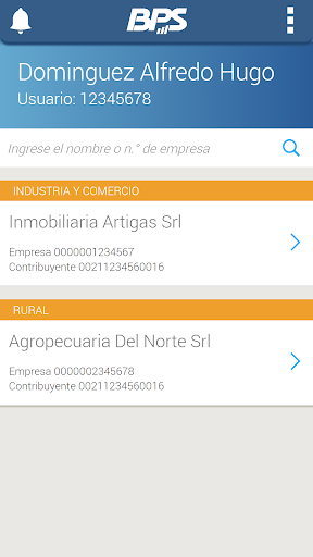 BPS Empresas Screen 2