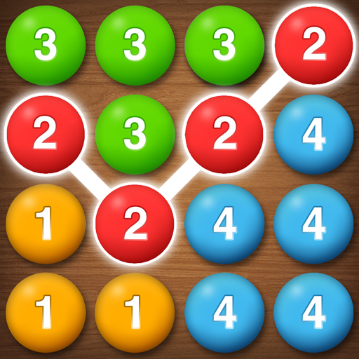 Number Puzzle - bubble match logo