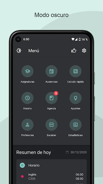 Screenshot 2 Notas U Pro: Agenda Escolar android