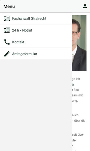 Android application Stephan Kreuels Rechtsanwalt screenshort
