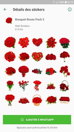 Flowers Stickers for WhatsApp Screen 3