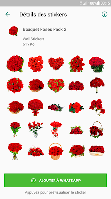 Flowers Stickers for WhatsAppのおすすめ画像3