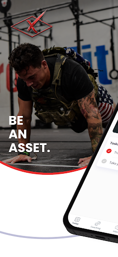 Android application On The X Training screenshort
