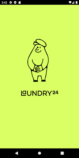 Android application 런드리24 screenshort