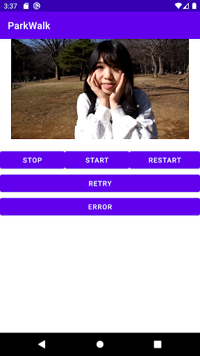 Park walk with a japanese girl Screen 2