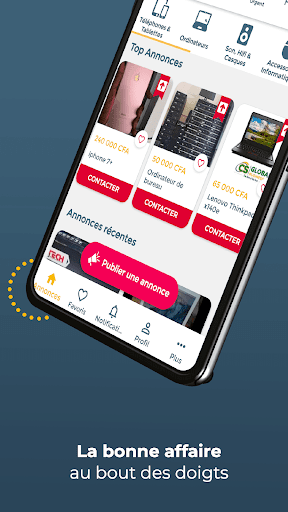 Android application CoinAfrique Petites Annonces screenshort