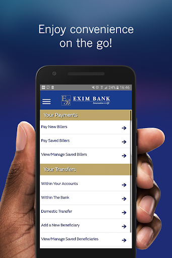 Android application Exim Online Banking - Djibouti screenshort