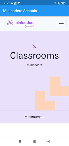Minicoders Schools Screen 3
