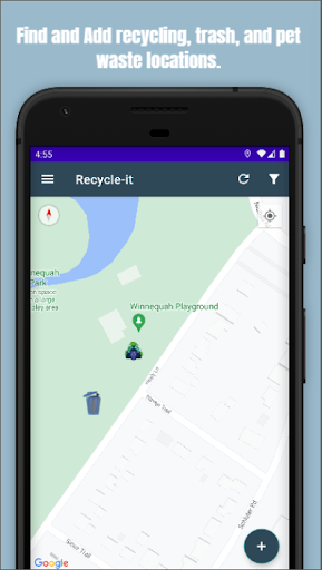 Android application Recycle-it screenshort