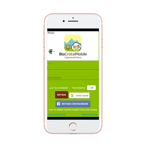 Android application BioCaprinoMobile screenshort