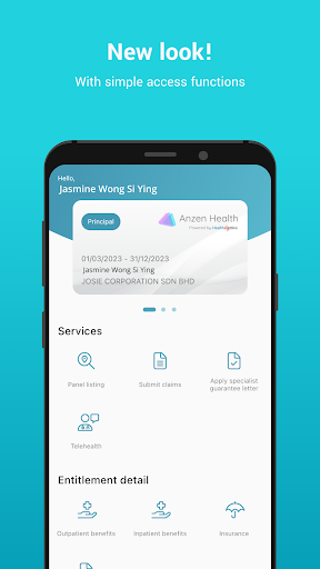 Android application HealthMetrics Employee App screenshort
