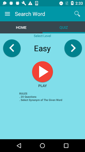 English - Hindi Dictionary Screen 2