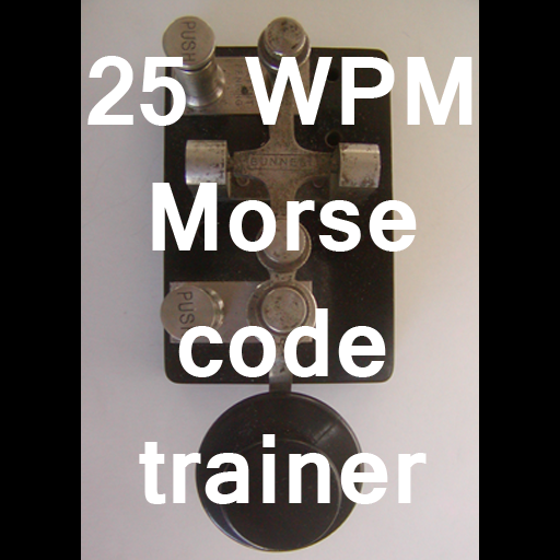 25 WPM CW Morse code trainer Изтегляне на Windows
